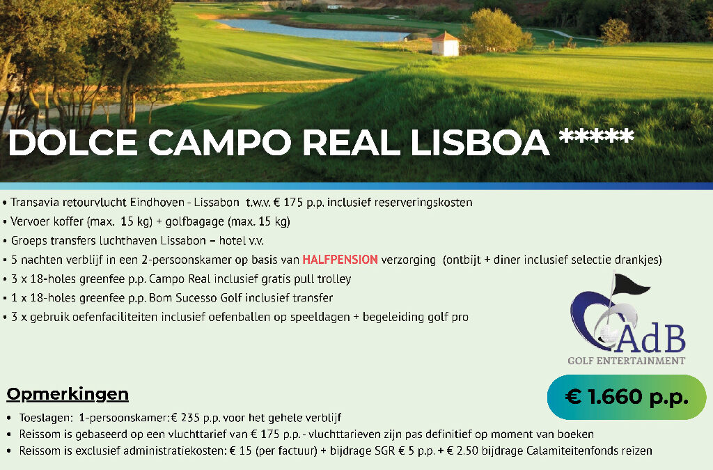 Golfreis 2026 – Lissabon 