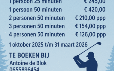 Winterlessen Golfbaan de Gulbergen